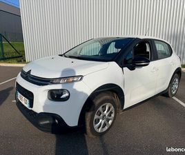 CITROEN C3 SOCIÉTÉ 2 PLACES 1.2 PURETECH 82CH S&S FEEL BUSINESS R - A MARCHAND OU PARTICULIER AVEC DECHARGE - 26/08/2019 - 154 490 KMS - SANS CT ET SANS GARANTI