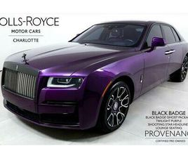 CERTIFIED 2022 ROLLS-ROYCE GHOST BLACK BADGE