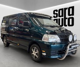 TOYOTA HIACE 2.5 D-4D 95 4OV ** VETOKOUKKU / LOHKOLÄMMITIN + SP / ILMASTOINTI / SUOMI-AUTO **
