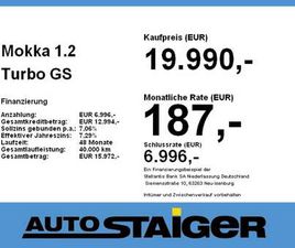 OPEL MOKKA 1.2 TURBO GS LINE LED+SHZ+RÜCKFAHRKAMERA