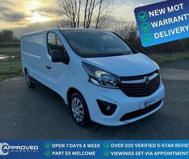 2018 VAUXHALL VIVARO (18) SPORTIVE 2900 L2 LWB 1.6 CDTI 120 EURO 6 ULEZ NEW MOT PANEL VAN DIESEL ...