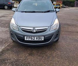 VAUXHALL CORSA VAUXHALL, CORSA, HATCHBACK, 2012, MANUAL, 1248 (CC), 5 DOORS