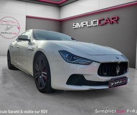 MASERATI GHIBLI 3.0 V6 410 S Q4 A TOIT OUVRANT ELEC CAMÉRA DE RECUL GARANTIE 12 MOIS