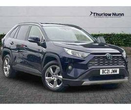 TOYOTA RAV4 2021 TOYOTA RAV4 2.5 VVT-H GPF DESIGN SUV 5DR PETROL HYBRID CVT EURO 6 (START/STOP) (218 PS) SUV HYBRID ...