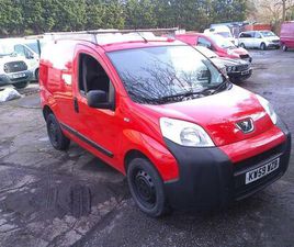 2010 PEUGEOT BIPPER 1.4 HDI 70 S PANEL VAN DIESEL MANUAL
