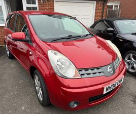 2008 NISSAN NOTE 1.6 ACENTA R 5DR AUTO MPV PETROL AUTOMATIC