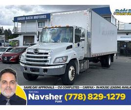 2019 HINO 338 26’ DRY BOX LIFTGATE + HYDRAULIC BRAKES!*CVI COMPLETED