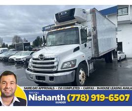 2019 HINO 338 26’ REEFER + TUCKAWAY LIFTGATE + HYDRAULIC BRAKE