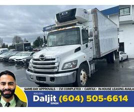 2019 HINO 338 26’ REEFER + TUCKAWAY LIFTGATE + HYDRAULIC BRAKE