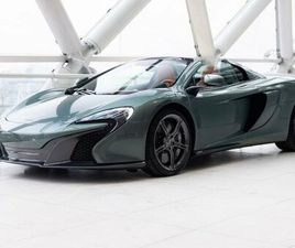 MCLAREN 650S SPIDER V8 3.8 MSO CHILTERN GREEN CONFIGURATION UNIQUE