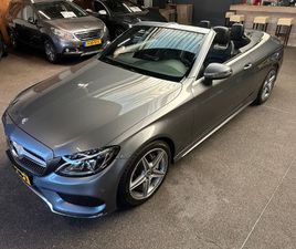 MERCEDES-BENZ C-KLASSE CABRIO 180 EDITION 1 *AMG*NAVI*NEK VERW*CRUISE-CONTROL*1STE EIGN*