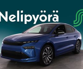 SKODA ENYAQ COUPÉ 85X 4X4 SPORTLINE - KORKOKAMPANJA 0,4 % + KULUT! - UUSI REKISTERÖIMÄTÖN AUTO NOPEAAN TOIMITUKSEEN | VETOKOUKKU, SÄHKÖISESTI ESIIN TAITTUVA | A