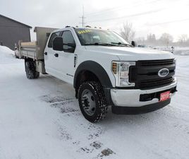 FORD F550 USED 2019 FORD SUPER DUTY F-550 DRW XL 6.7L DIESEL 4X4 NEW BRAKES ONLY 128000 KMS