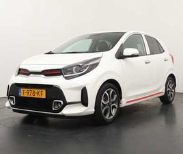 KIA PICANTO 1.0 DPI GT-LINE APPLE CARPLAY/AUTO ANDROID - CRUISE CONTROL - CLIMATE CONTROL - NAVIGATIE - ACHTERUITRIJCAMERA - FABRIEKSGARANTIE TOT 07-2030