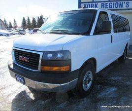 USED 2016 GMC SAVANA 3/4 TON PEOPLE-MOVING 12 PASSENGER 6.0L - V8.. SLIDING-PASSENGER-DOOR.. SHORTY.. AIR-CONDITIONING.. CD/AUX INPUT.. KEYLESS ENTRY..