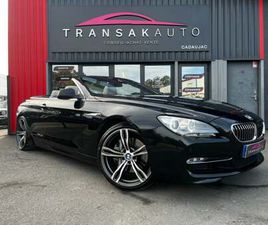 BMW SERIE 6 CAB F12 *SIEGES ELECTRIQUES / RADARS AV/AR* 640D 313CH EXCELLIS A