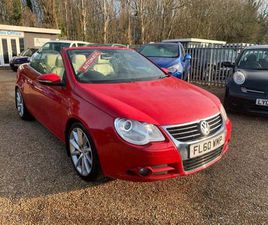 2010 VOLKSWAGEN EOS 2.0 TDI CR SPORT 2DR DSG CONVERTIBLE DIESEL AUTOMATIC