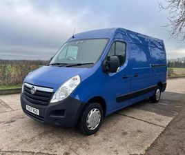 2017 VAUXHALL MOVANO 2.3 CDTI H2 VAN 130PS PANEL VAN DIESEL MANUAL