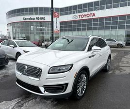 2019 LINCOLN NAUTILUS RESERVE AWD
