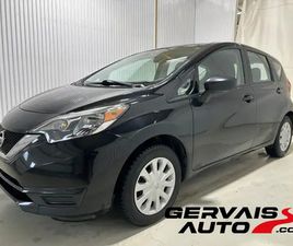 NISSAN VERSA NOTE 2017 NISSAN VERSA NOTE SV AUTOMATIQUE A/C BLUETOOTH GARANTIE 12