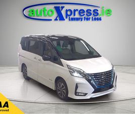 2020 NISSAN SERENA 7 SEAT E-POWER HIGHWAY STAR V HYBRID AUTOMATIC, REVERSING CAMERA