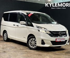 2018 NISSAN SERENA S-HYBRID 2.0L AUTOMATIC - MULTI FUNCTION STEERING WHEEL - CRUISE CONTROL - HEATING / AC CONTROLS - REVERSE CAMERA