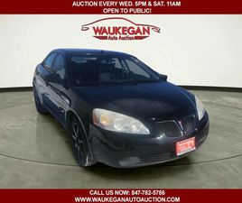 USED 2008 PONTIAC G6 SEDAN W/ G6 PREFERRED PACKAGE WAUKEGAN IL 60085