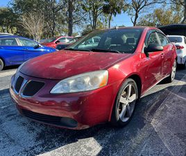 USED 2009 PONTIAC G6 SEDAN JACKSONVILLE FL 32225