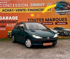 PEUGEOT 206 SOCIETE ?PEUGEOT 206? AFFAIRE 1.1I GARANTIE 3 MOIS (PAIEMENT EN PLUSIEURS FOIS POSSIBLE)