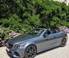 MERCEDES CLASSE C 200 CABRIOLET / AMG LINE / PACK PREMIUM PLUS / PACK SPORT BLACK - ÉTAT IMPECCABLE - 30 000KM