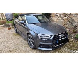 AUDI A3 CABRIOLET TFSI 190 S TRONIC 7 S LINE PLUS *SUREQUIPEE* (DÉTAIL EN ANNONCE)