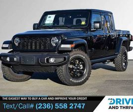 2024 JEEP GLADIATOR WILLYS 4X4 PICKUP: NO ACCIDENTS, LOW LOW KMS