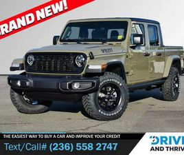 NEW 2026 JEEP GLADIATOR WILLYS PICKUP: [$190/WEEKLY*] READY FOR DLVY