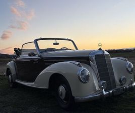 MERCEDES-BENZ 220A CABRIOLET, 1954 - RARE ET ÉLÉGANTE!