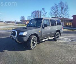 HYUNDAI GALLOPER, CENA 4 400 €. 4X4 STRĀDĀ, GAN HI, GAN LOW, PRIEKŠĀ POLSTERIS. NOMAINĪTA PEČKAS - SLUDINĀJUMI