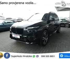 BMW X7 40I XDRIVE AUT. M SPORT 380 KS, 7-SJED+ZRAČNI+LED+KAM+GR SJED+P, 2024 GOD.