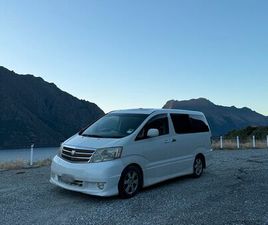 TOYOTA ALPHARD CAMPERVAN IN CHRISTCHURCH NEUSEELAND