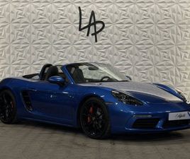 PORSCHE 718 BOXSTER S BLEU SAPHIR – PACK CHRONO PSE PASM 30K€ OPTIONS