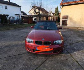 BMW CABRIO 118 ROT AUTOMATIK