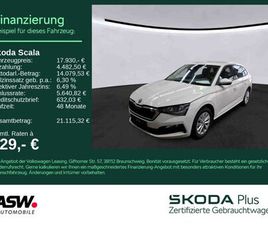 SKODA SCALA AMBITION 1.0 TSI LED NAVI PDC VC SMARTLINK