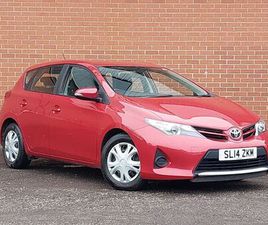 TOYOTA AURIS 2014 TOYOTA AURIS 1.33 VVT-I ACTIVE HATCHBACK