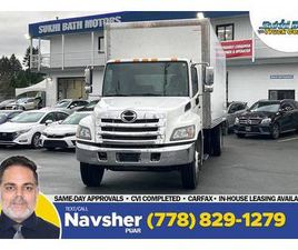 2020 HINO 338 26’ BOX + LIFTGATE + HYDRAULIC BRAKE