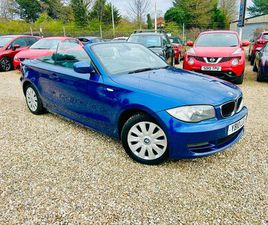 2010 BMW 1 SERIES 2.0TD 120D SE CONVERTIBLE 2D AUTO