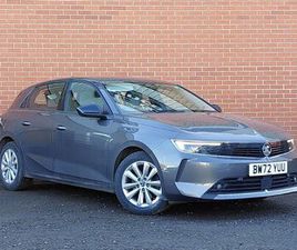 VAUXHALL ASTRA 2023 VAUXHALL ASTRA 1.5 TURBO D DESIGN HATCHBACK