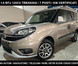 DOBLÒ 1.6 MJT 120CV TREKKING 7 POSTI/NAVI/TELECAME