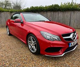 MERCEDES CLASSE E CABRIOLET E 350 3.0 E350D V6 BLUETEC AMG LINE CABRIOLET G-TRONIC+ EURO 6 (START/STOP) 2DR