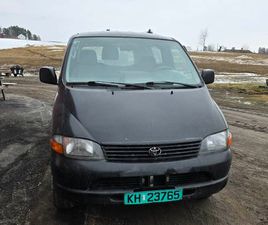 TOYOTA HIACE D-4D 4WD