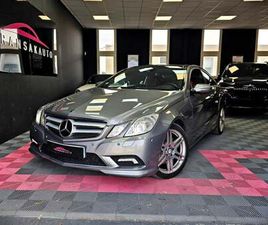 MERCEDES CLASSE E COUPE E 350 MERCEDES CLASSE E COUPE 350 CDI BLUEEFFICIENCY EXECUTIVE A / SUIVI LIMPIDE / FULL OPTIONS /