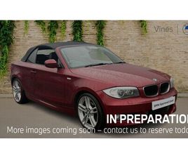 BMW 1 SERIES 118I M SPORT CONVERTIBLE 2.0 2DR