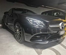 TOP MERCEDES SLC 200 CABRIO AMG PAKET SCHW...